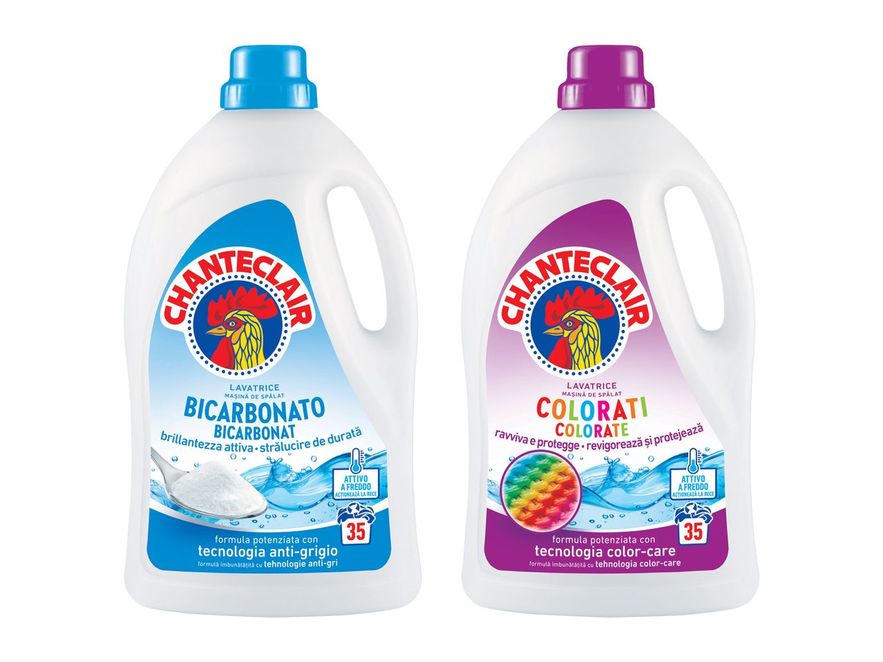 Detergent de rufe Cleantec: alb și colorat.