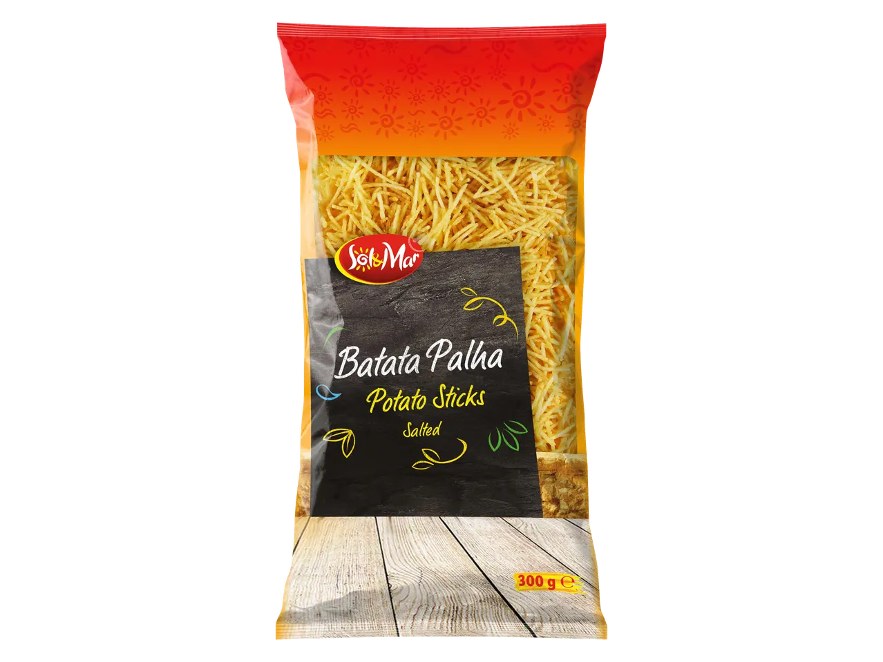 Pachet de bețișoare de cartofi Sol&Mar, sărate, 300g.