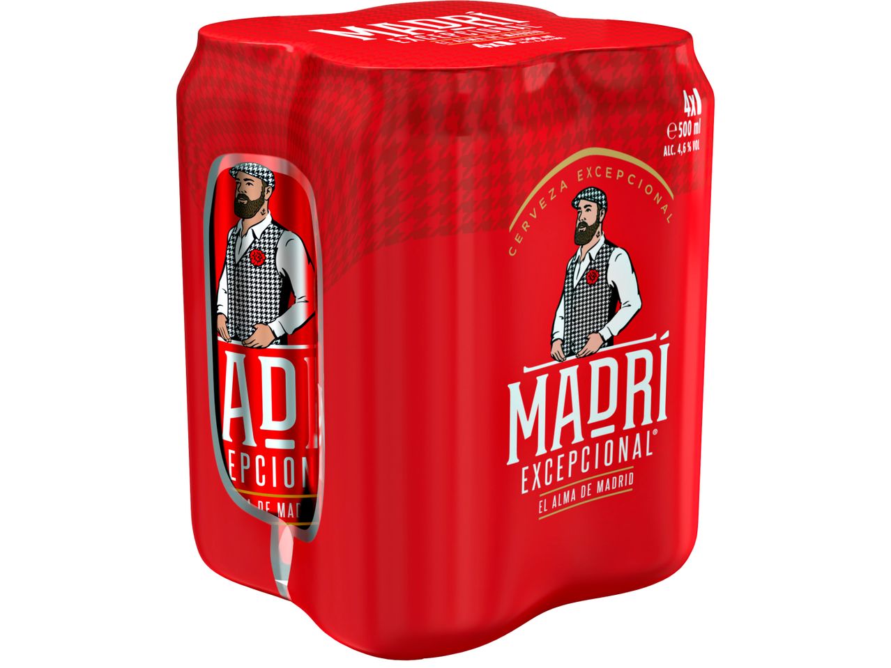 Madri Бира, 4.6% алк., 4 х 0.5 l/опаковка.