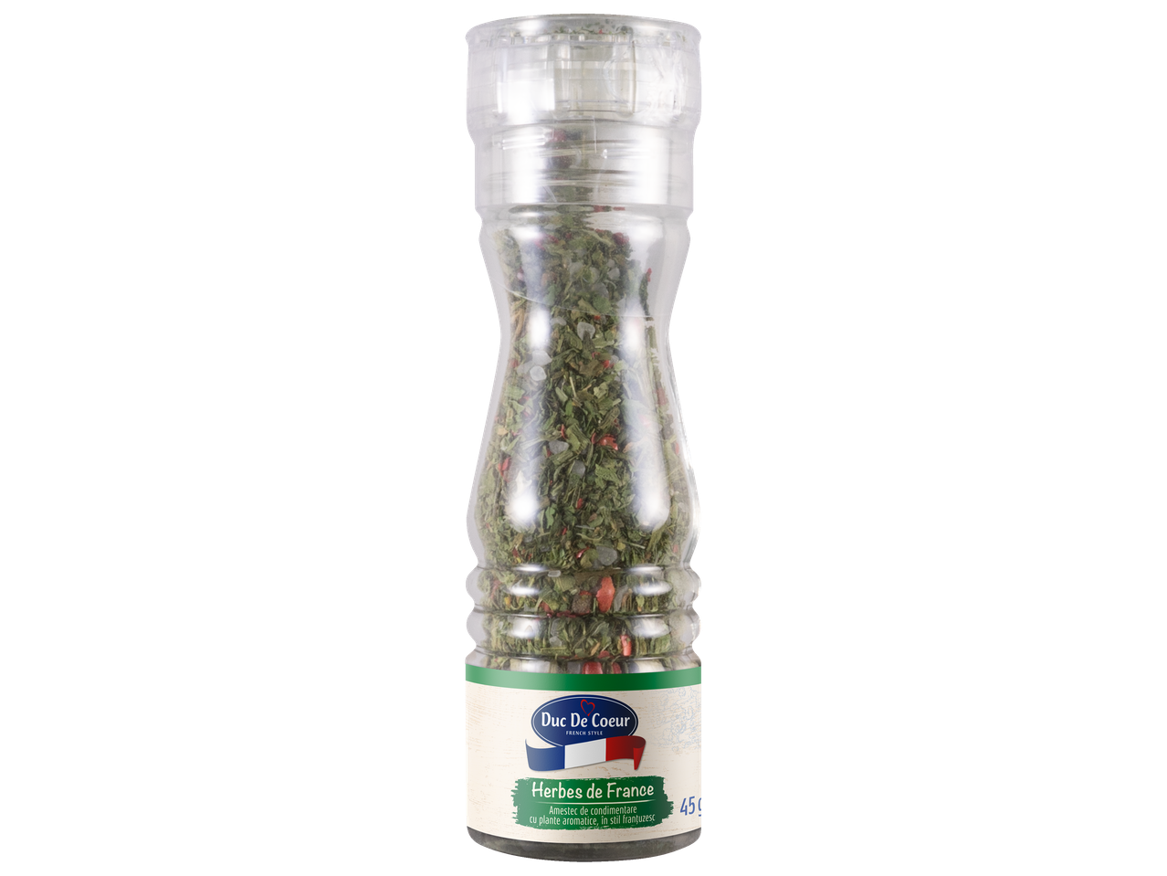 Amestec de condimente Duc De Coeur, Herbes de France, în râșniță.
