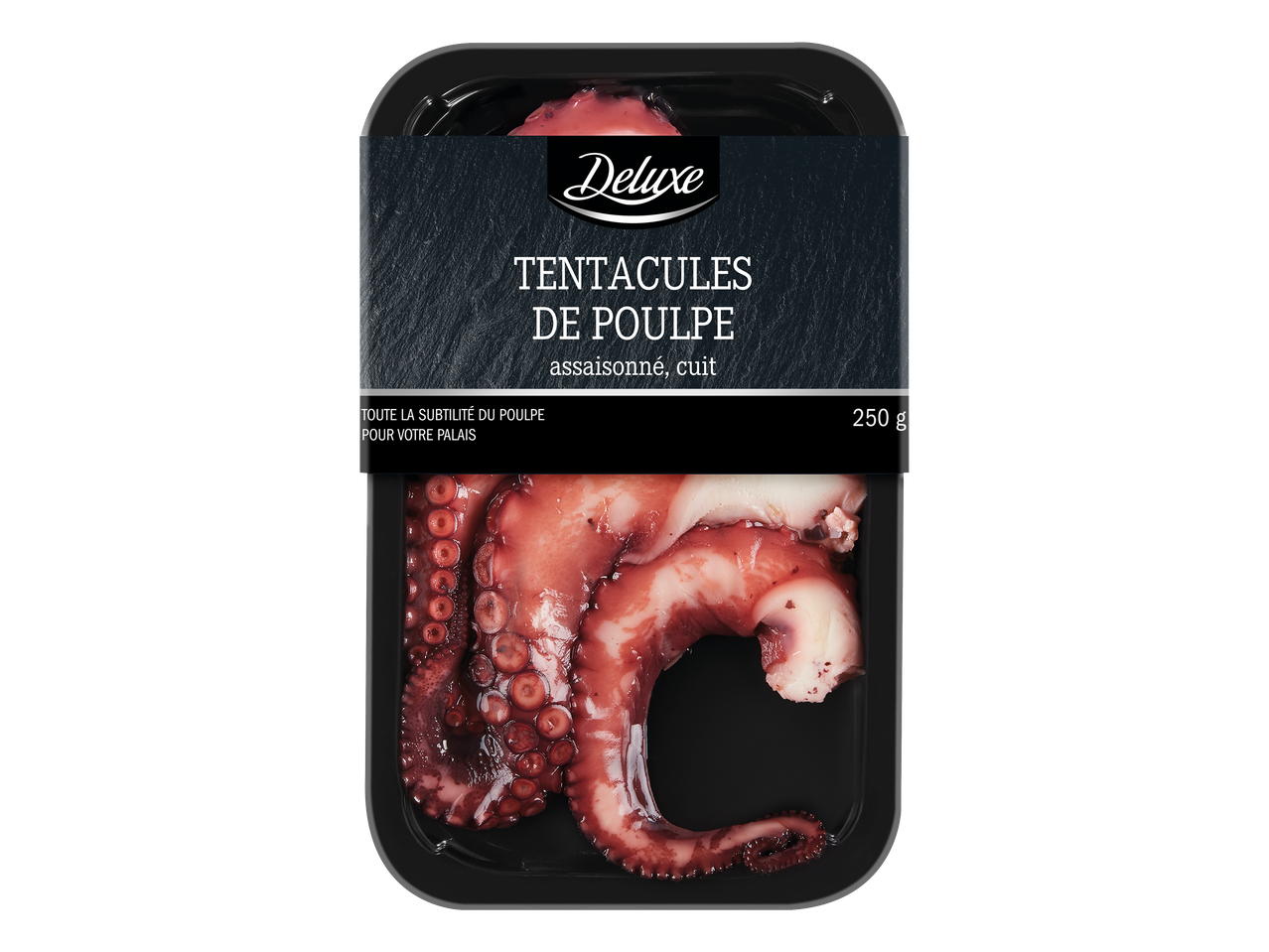 Tentacules de poulpe assaisonnés et cuits, 250 g