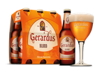 Gerardus Blond abdijbier: flessen en glas.