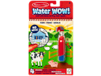 Книжка за оцветяване Melissa & Doug Water WOW! с фермерска тема и водна писалка.