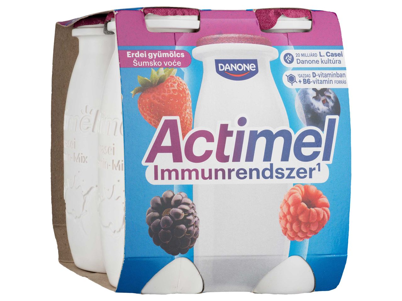 Actimel Immunrendszer erősítő joghurt ital 4 db-os multipack.