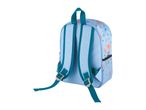 Child's backpack with floral print.