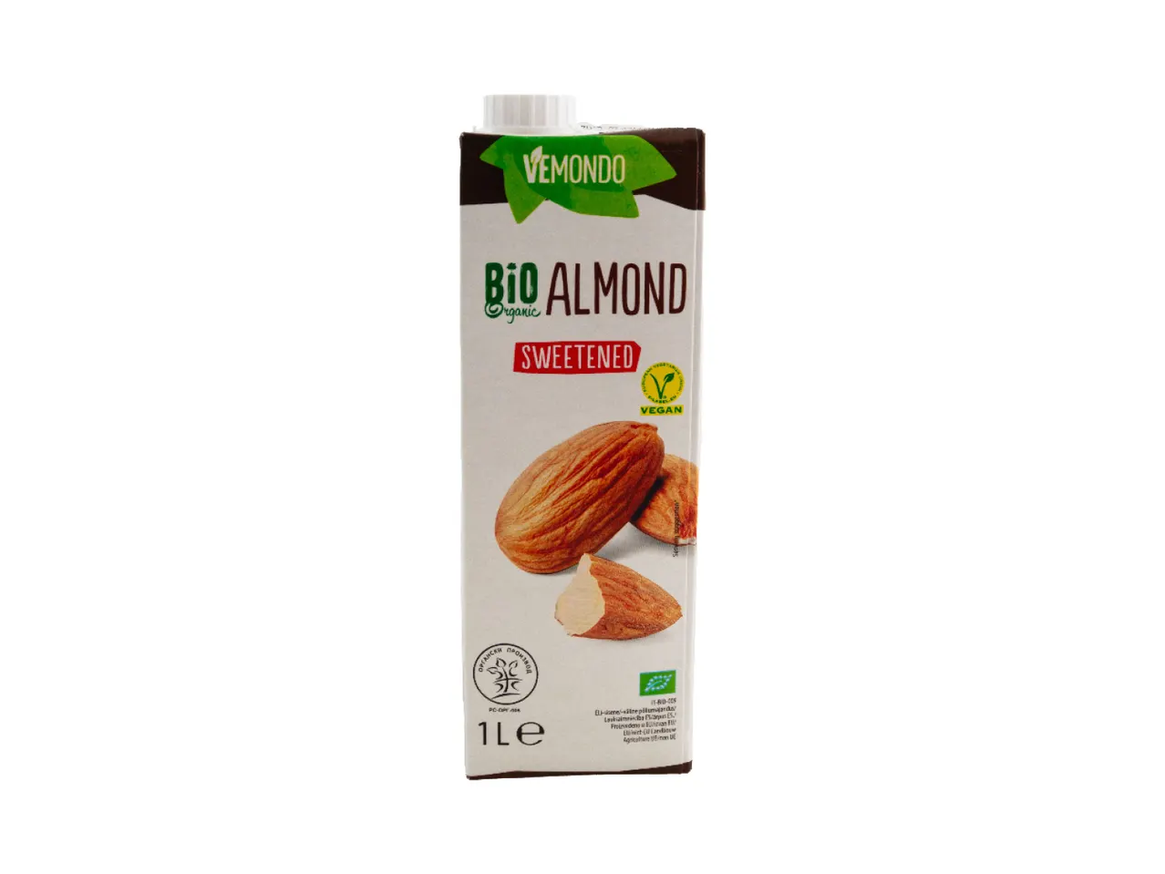 Pakovanje bademovog mleka Alpro.