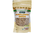 A bag of Alesto Sunflower Seeds, 250g, with nutritional information and a vegan label.