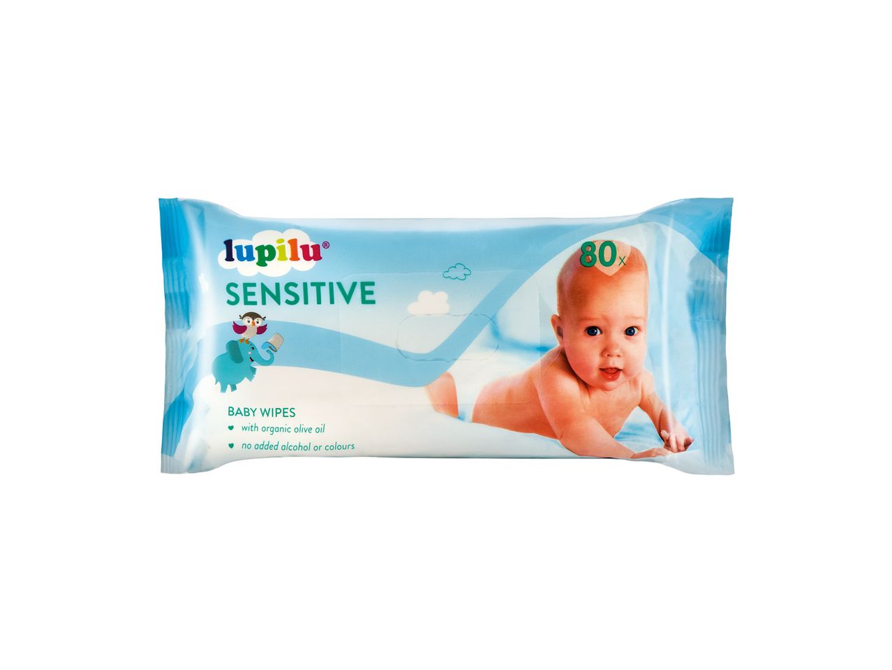 Βρεφικές μαντηλάκια Lupilu Sensitive, 80 τεμάχια.
