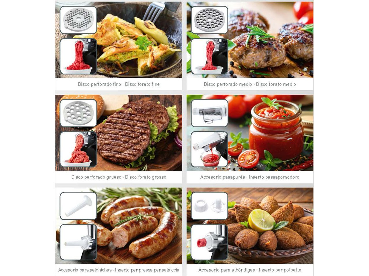 Varietà di cibi cotti:  carne, salsicce, patatine e salse.