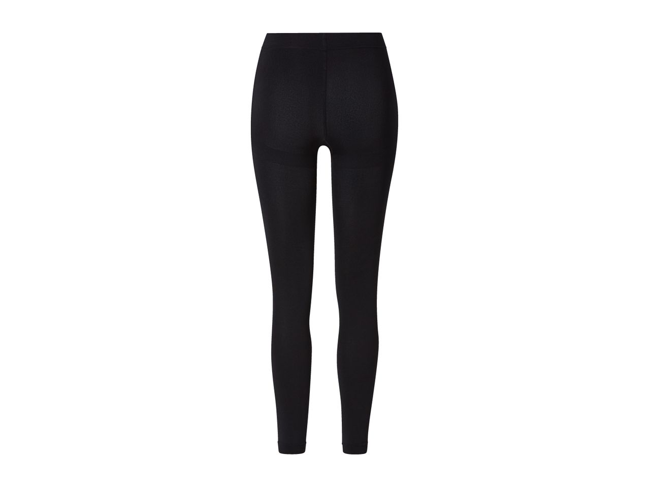 Black women's leggings, back view