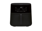 Zwarte Silvercrest airfryer.