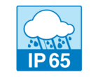 Grad de protecție IP65.