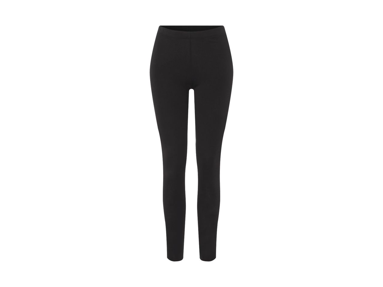 Sorte leggings i fuld længde med en enkel, tætsiddende pasform.