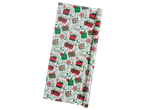 Crelando wrapping paper with Christmas gift and holly pattern