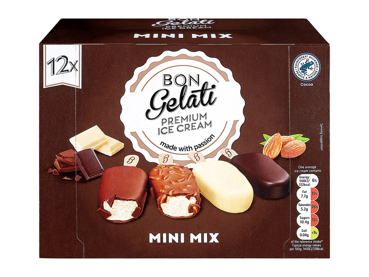Go to full screen view: Bon Gelati Classic Mini Mix Ice Creams - Image 1