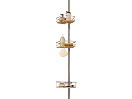 Teleszkópos fürdőszobapolc