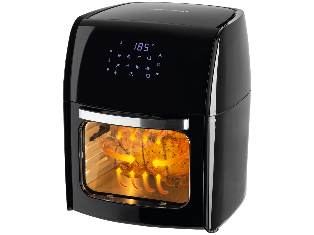 GOURMETmaxx Frytkownica beztłuszczowa Air fryer XXL, 1800 W