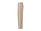 Women's beige wide-leg trousers with side stripes