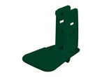 Dark green plastic garden edging support
