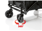 Carrinho dobrável CRIVIT com rodas giratórias 360°