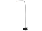 Candeeiro de pé LED LIVARNO com haste preta e base redonda