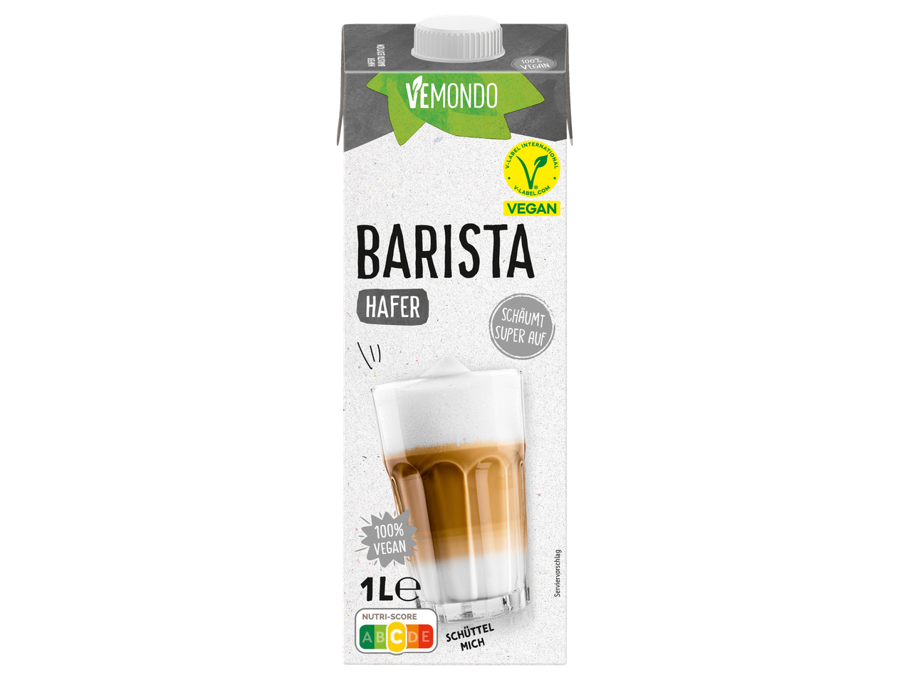 Vemondo Barista Haferdrink, vegan, 1l.