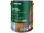 Vernice per legno Parkside rinforzata con poliuretano, resistente ai raggi UV e agli agenti atmosferici.