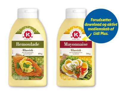 K-Salat Remoulade eller Mayonnaise