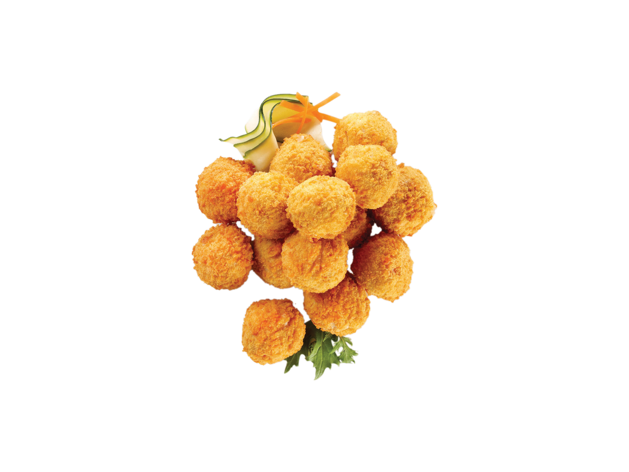 Polpettine di filetto di pollo cotte
