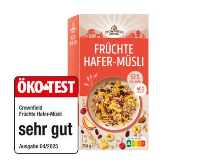 Crownfield Früchte Hafer-Müsli
