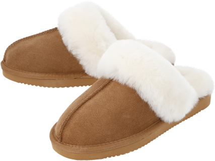 Moterų arba vyrų ėriuko kailio šlepetės 