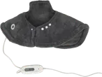 SENSIPLAST® dark grey shoulder and neck heating pad with controller.