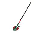 Gutter cleaning brush with telescopic handle