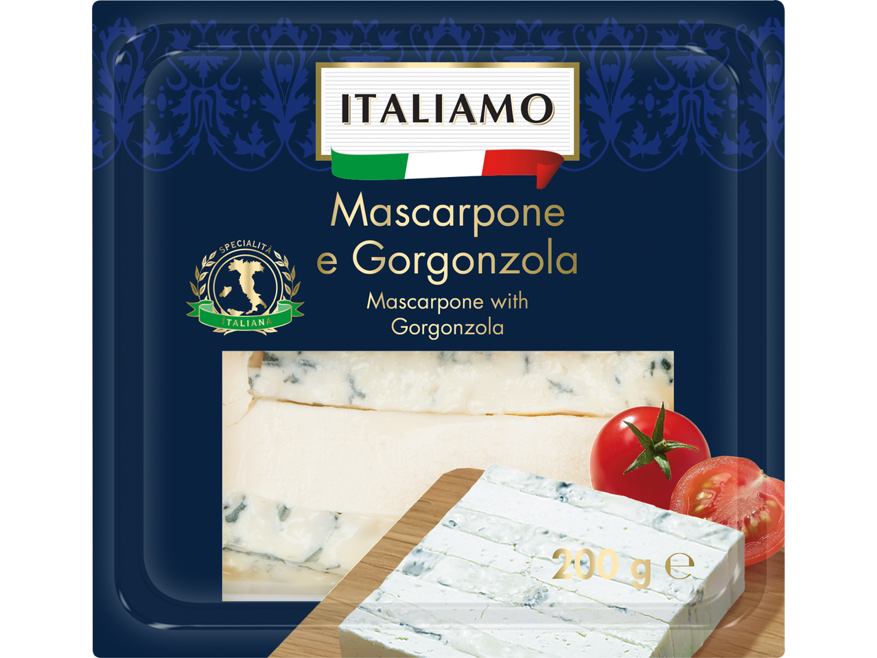 ItaliaMo Mascarpone och Gorgonzola ost.