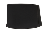 CRIVIT Sports Back Brace, black, with visible stitching on edges and side
