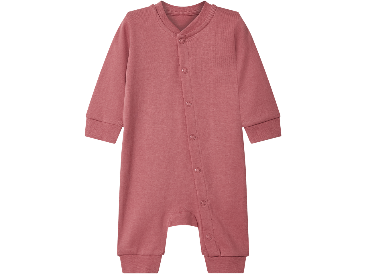 Roze baby slaappak met drukknopen
