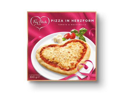 Für Dich Pizza in Herzform