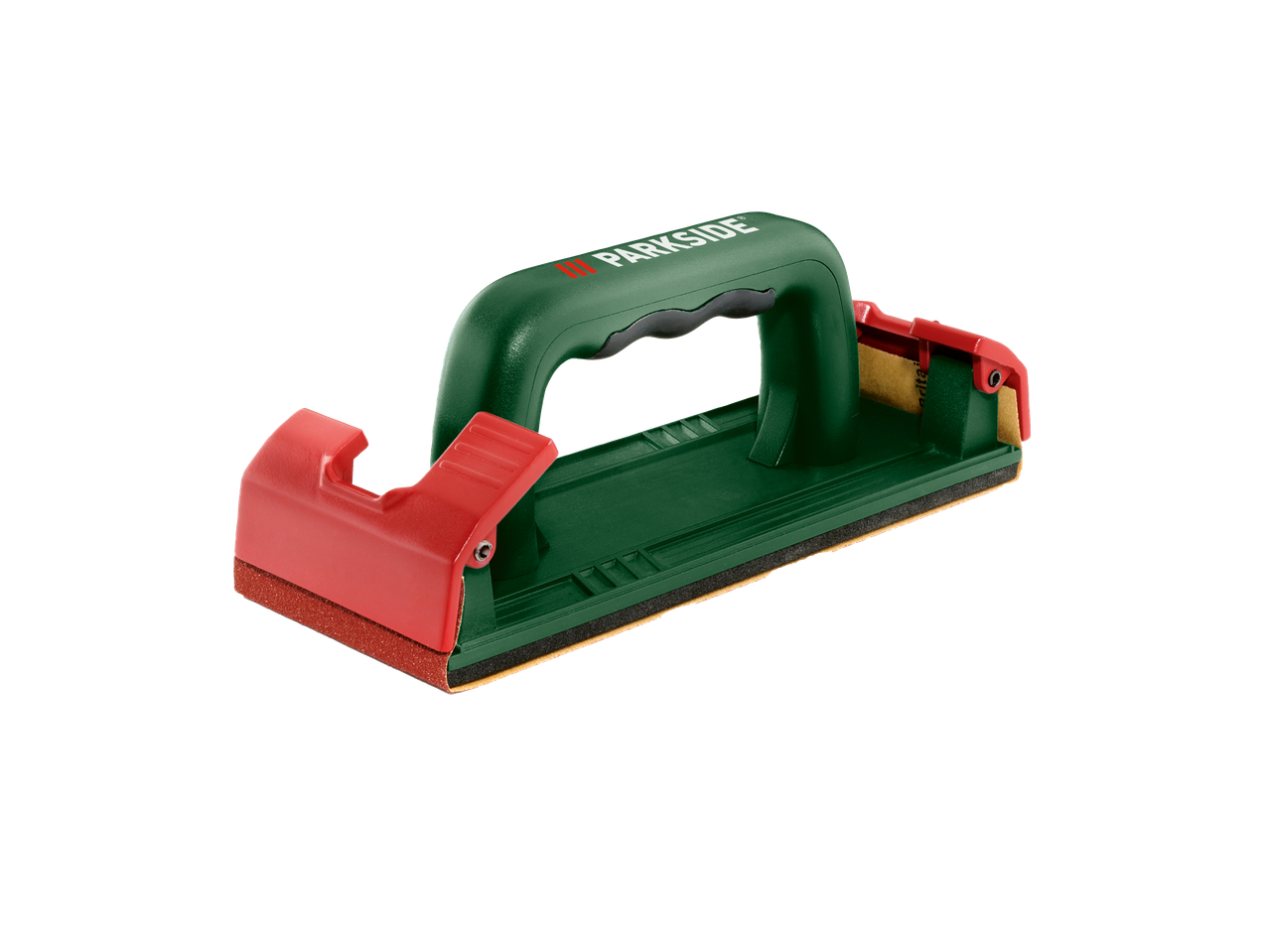 PARKSIDE ručna brusilica sa brusnim papirom, bočni pogled