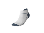 Meia desportiva CRIVIT feminina em branco e cinzento