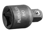 Chrome vanadium steel socket adapter with 1/2' female to 3/8' male drive