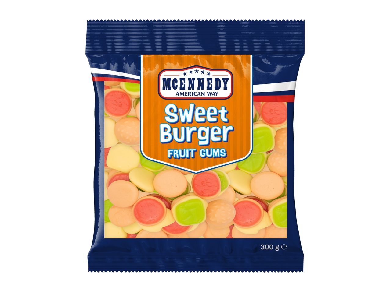 Sweet Burger Fruit Gums