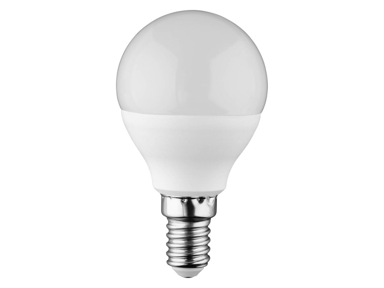 White LED light bulb with a screw base