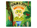 Kleurrijk kinderboek 'Schijn & Zoek - Jungle' met een slang op de kaft.