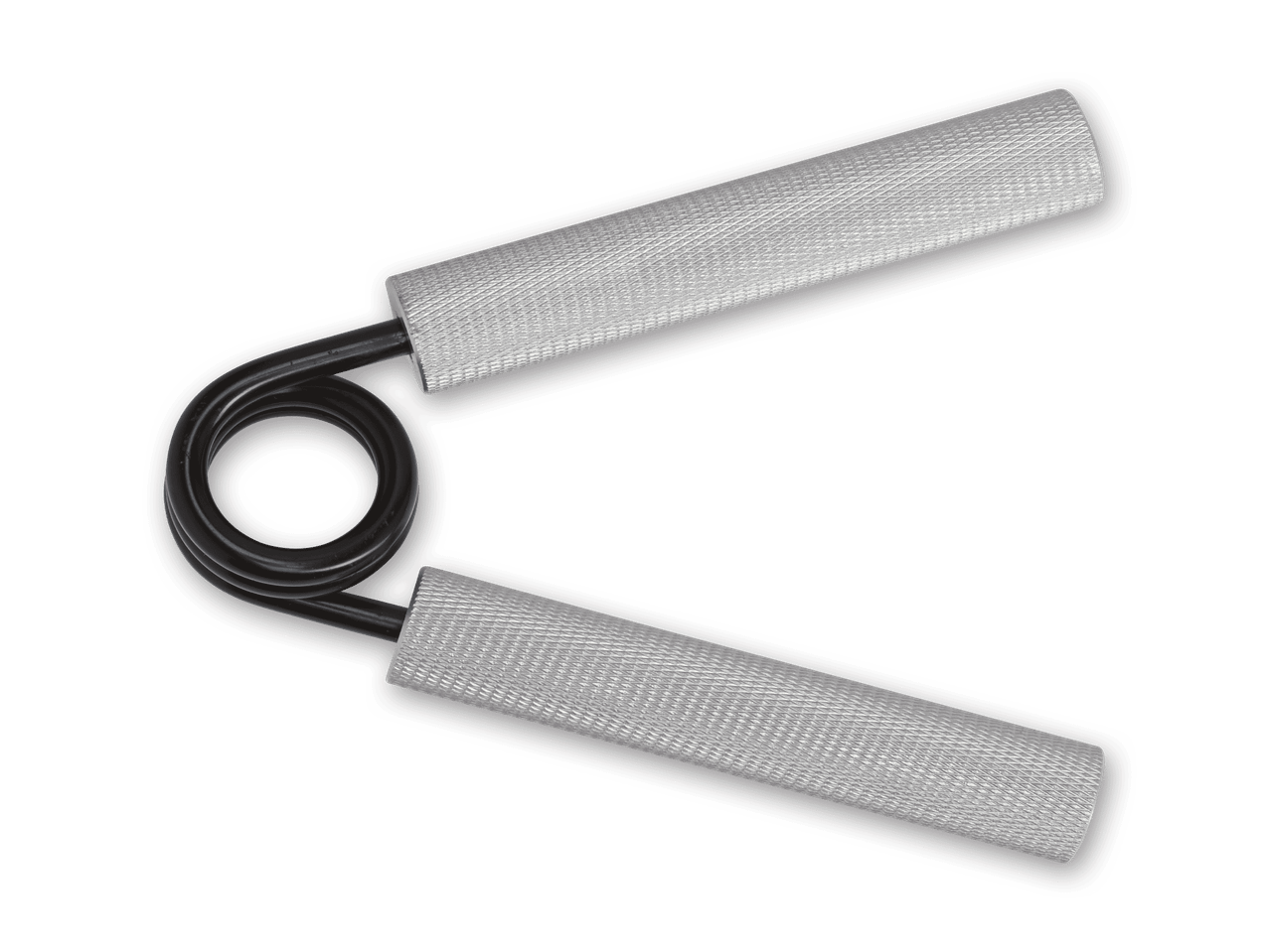 Handtrainer mit gerändelten Griffen und Feder