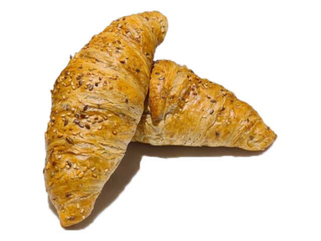 Accesați vizualizarea pe ecran complet: Croissant cu unt si crema Nougat - Imagine 1