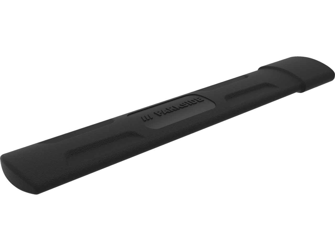 A black Parkside branded tool handle.