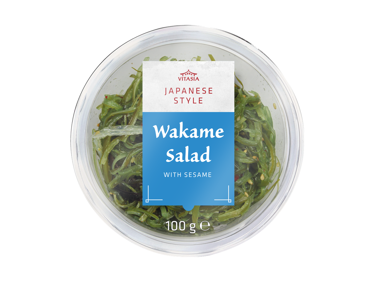 Vitasia Wakame salade, Japanse stijl, met sesam.