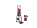 Μπλέντερ Silvercrest® με μούρα και ένα ποτήρι έτοιμο smoothie