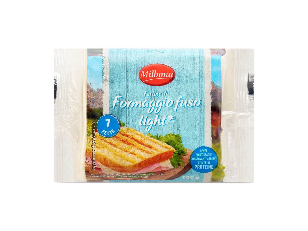 Fettine di formaggio fuso light