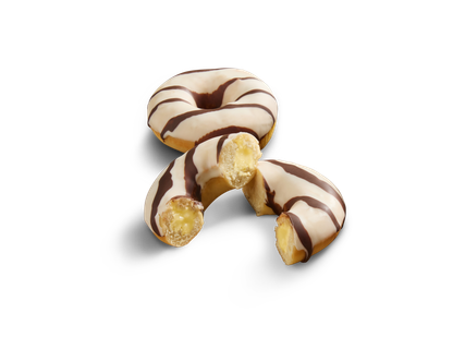 Gefüllte Donuts mit Vanillegeschmack
